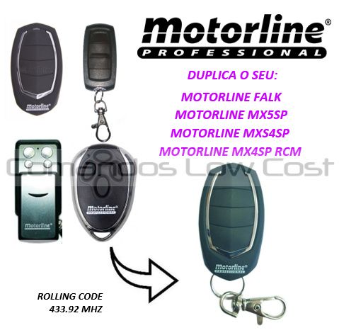 Comando Original Motorline, NOVO