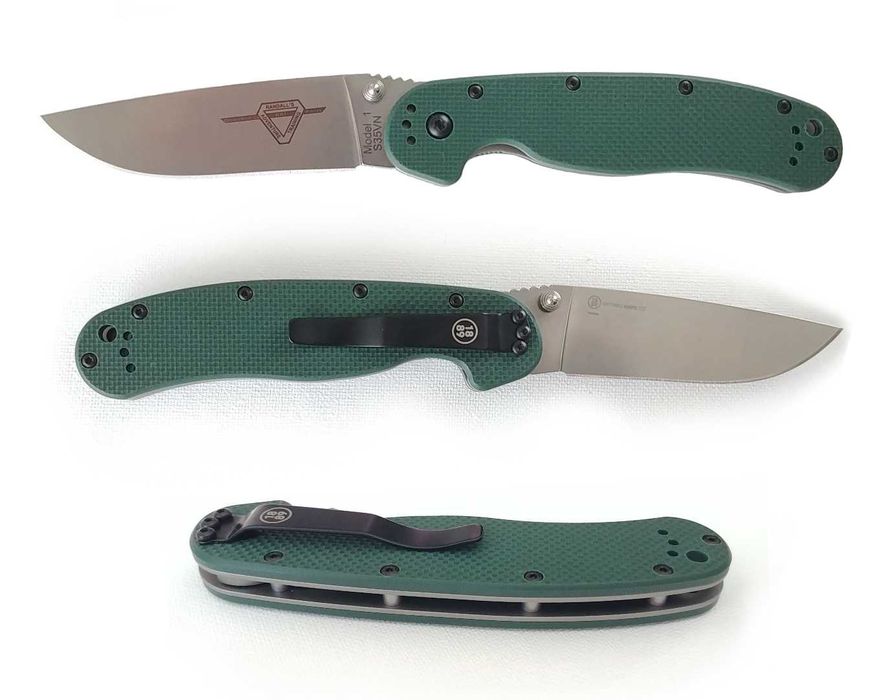 Ніж Ontario RAT-1, RAT-1.5 (AUS-8, D2, S35VN, MAGNACUT): 2 200 грн