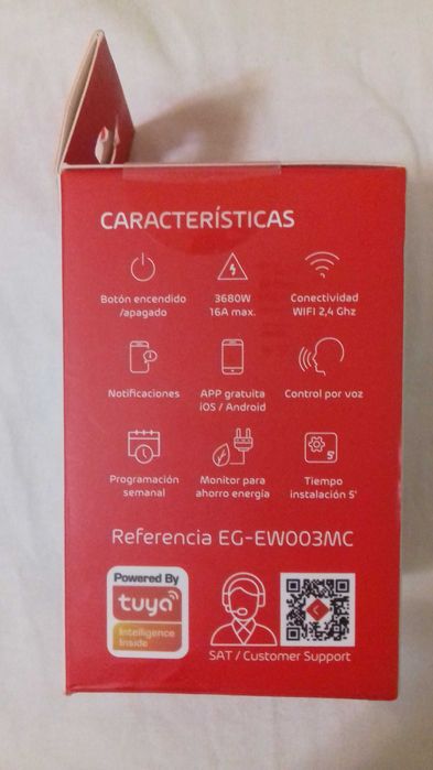 Tomada Inteligente com wifi SPC ou Energeeks NOVA e embalada 5€