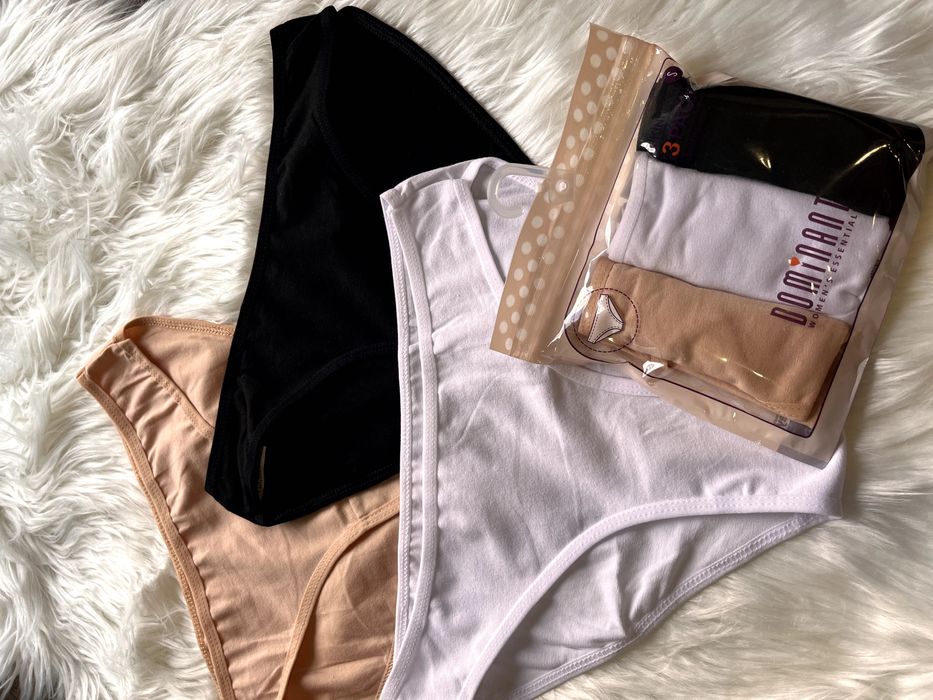 Nowe majtki damskie 3 pack Self Love Club rozmiar M/L