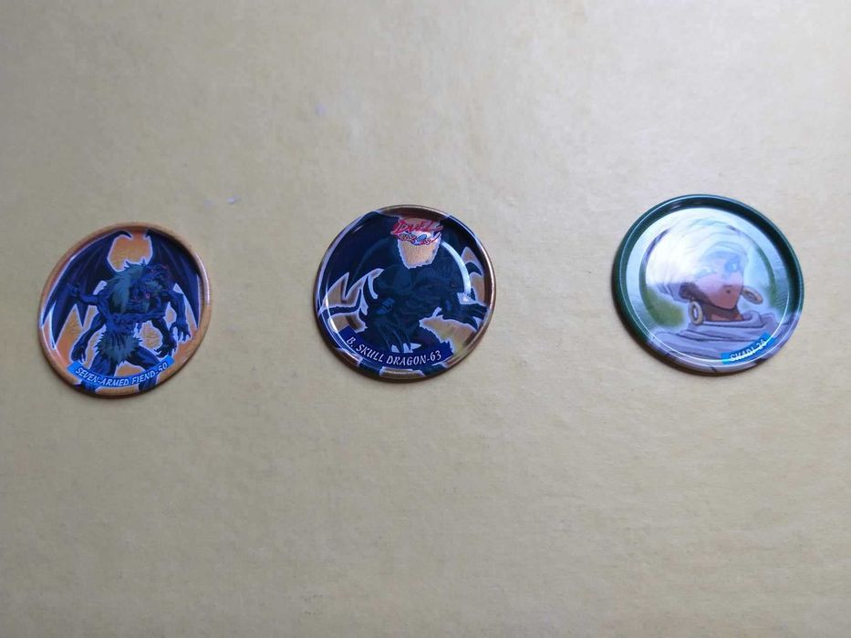 Yu-Gi-Oh metal tazos