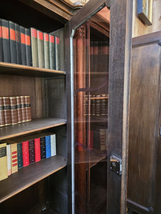 Zestaw biurowy biurko biblioteczka fotel chippendaile #1627 Węgrów