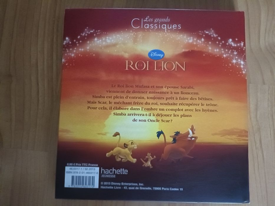 Grandes clássicos da Disney: O Rei Leão (Totalmente em Francês)