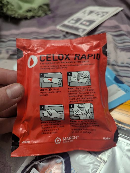 Мемостатичний бинт Celox rapid