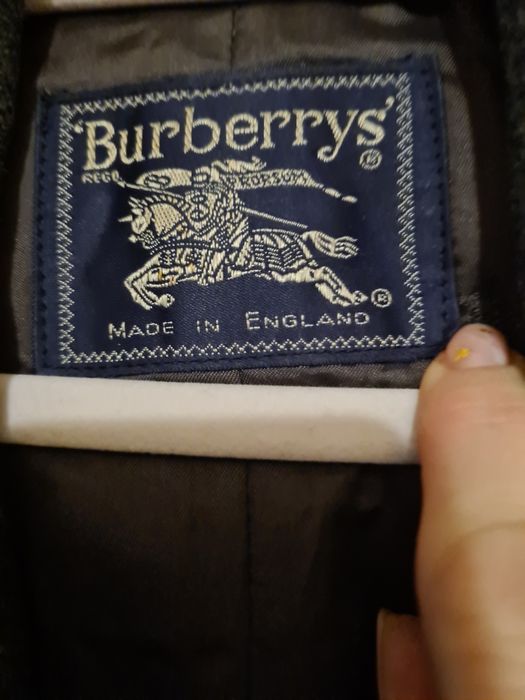 Płaszcz męski Burberrys Woolf & Camelhair