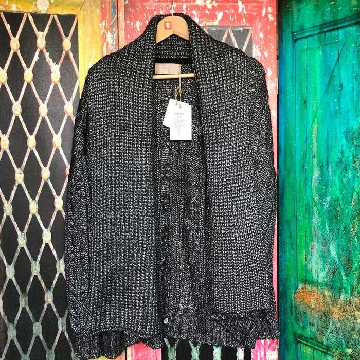 Nowy z metką czarny damski kardigan Pedro Del Hierro edycja limitowana