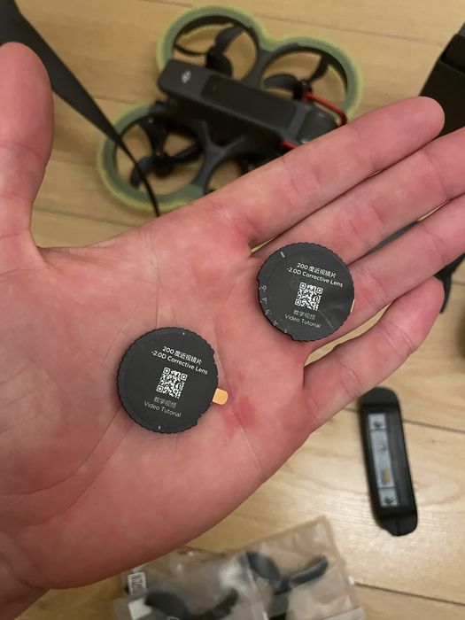 Lentes de prescrição e protetor dji goggle 3