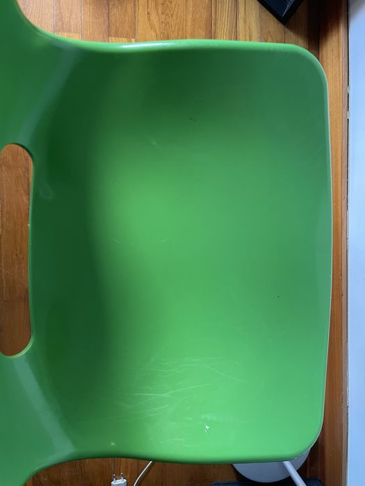 cadeira vintage Ikea Snille verde