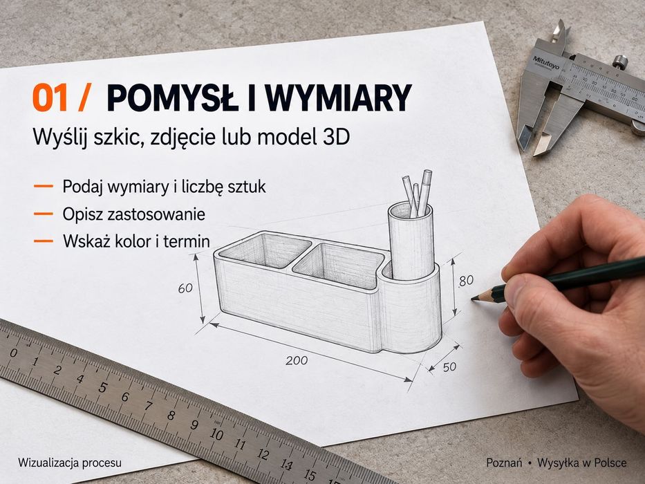 modelowanie i projektowanie 3D - Druk 3D na zamówienie