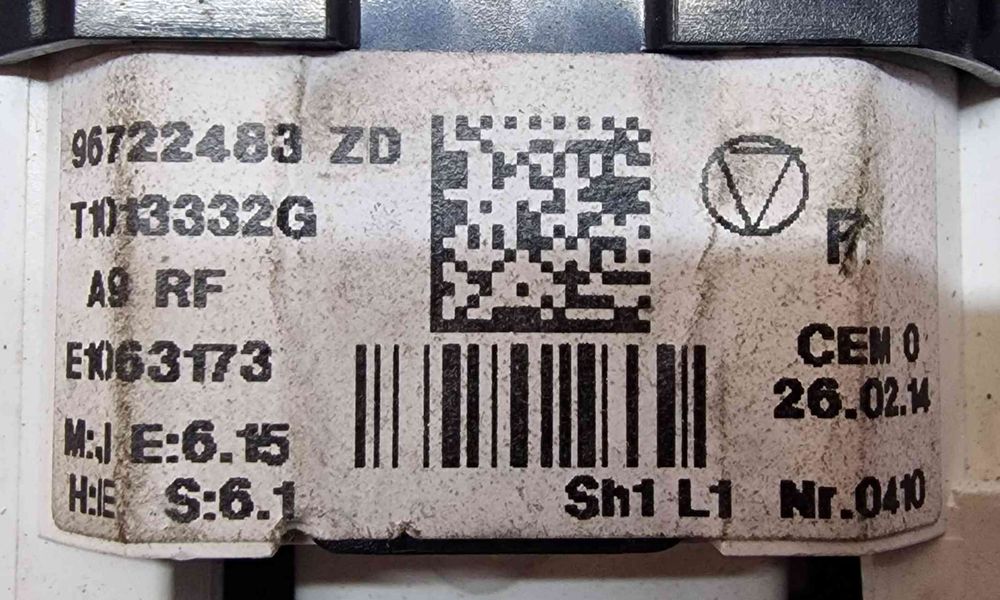 Comando Chauffage / Sofagem 96722483 - PEUGEOT 208 I