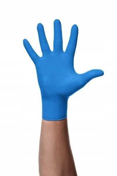 Rękawice Nitrylowe 50 Szt. 10-Xl Gogrip Blue