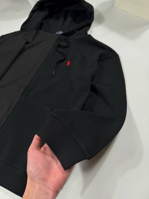 Zip худі Polo Ralph Lauren чорне | Стильне