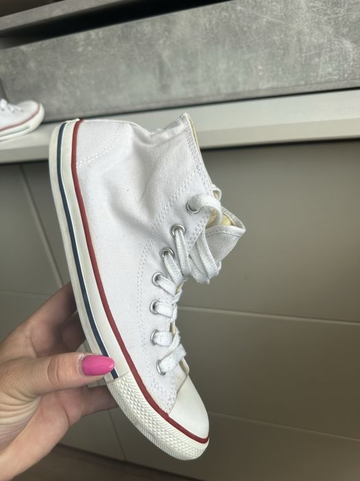 Damskie białe Converse 38