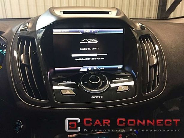 FORD Sync 2 z USA język polski przestrojenie radia nawigacji świateł