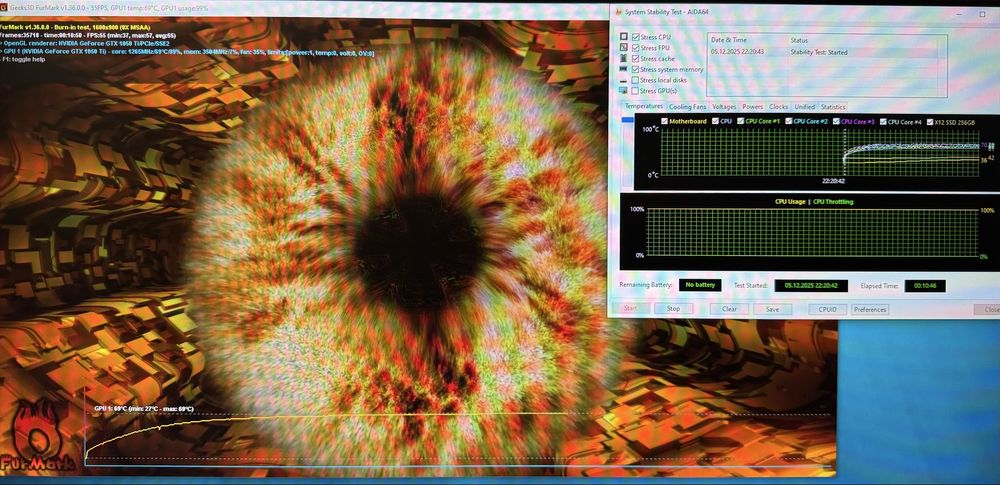 Ігровий ПК. GTX1050Ti, i5, 8Gb, SSD256Gb, HDD500Gb, налаштований.