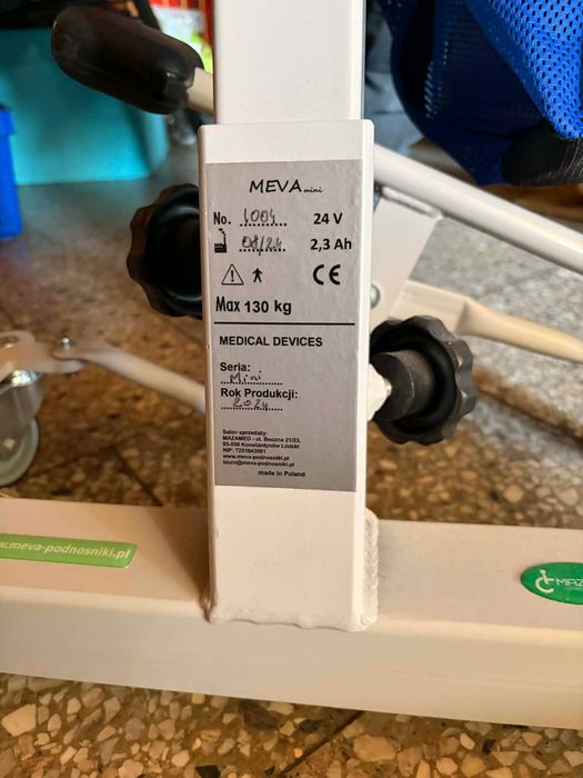 Podnośnik transportowy medyczny