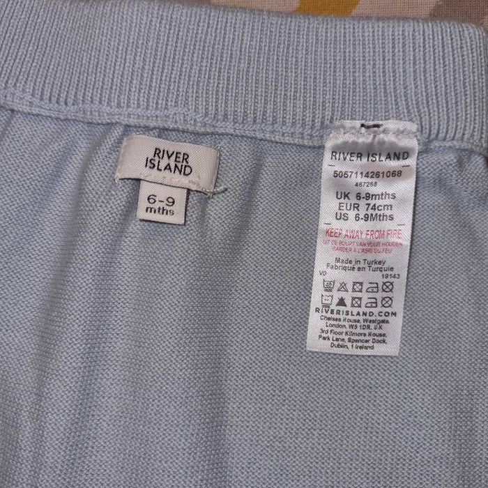 Bawełniany komplet niemowlęcy River Island rozm.74 cm
