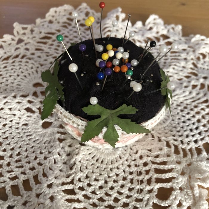 Porta  alfinetes para costura muito decorativo
