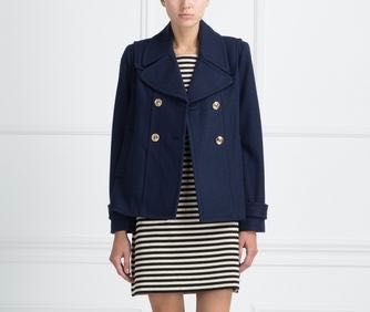 Синє демісезонне пальто Juicy Couture L оригінал