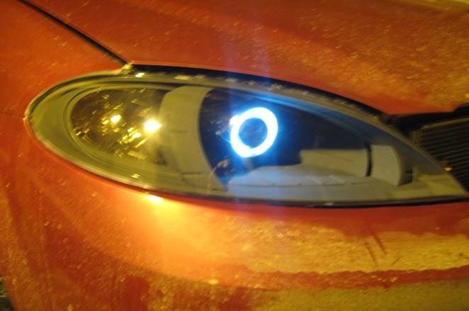 Новые фары с линзами Chevrolet Lacetti (шевроле лачетти хетчбек)