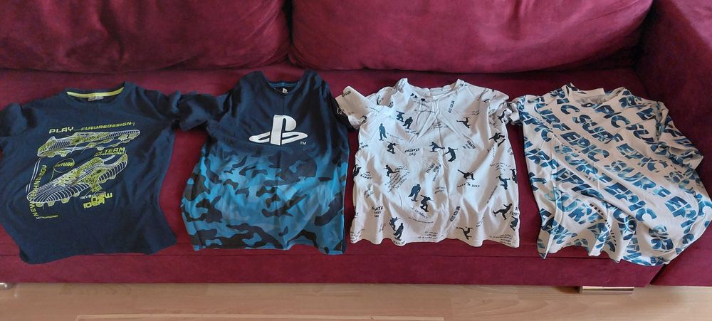 Koszulki w rozmiarze 146/152 - zestaw