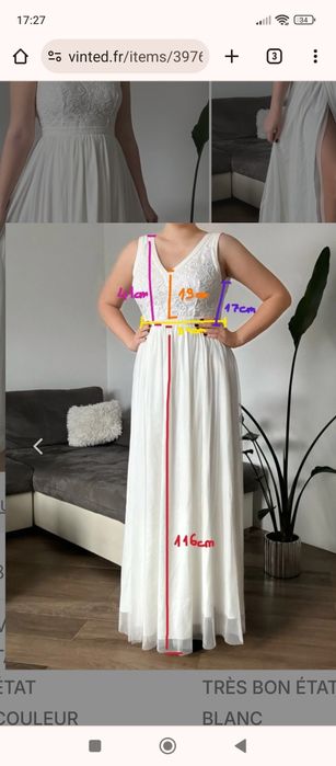 Suknia ślubna rozmiar 40