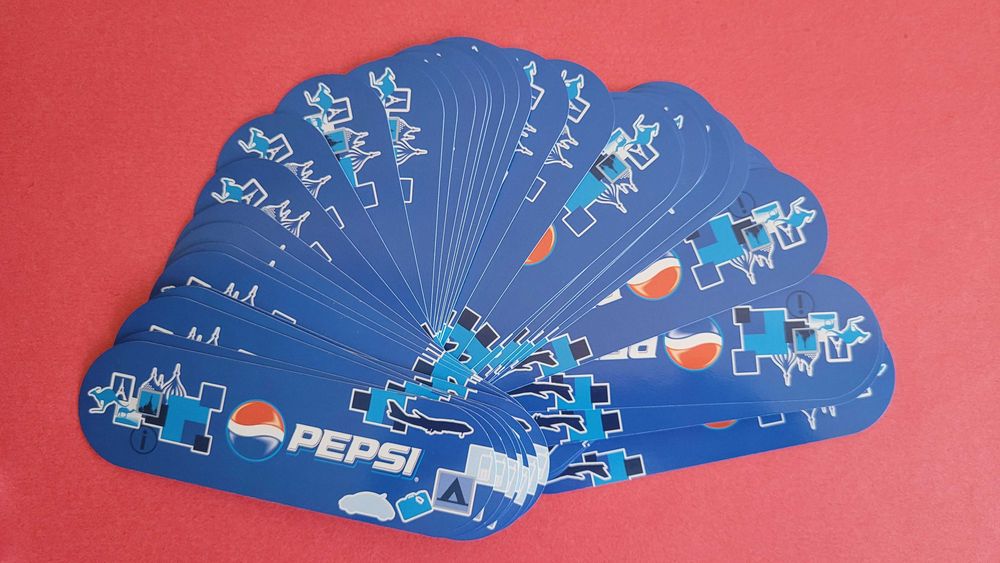 Pepsi karty do gry, talia, plastikowe etui
