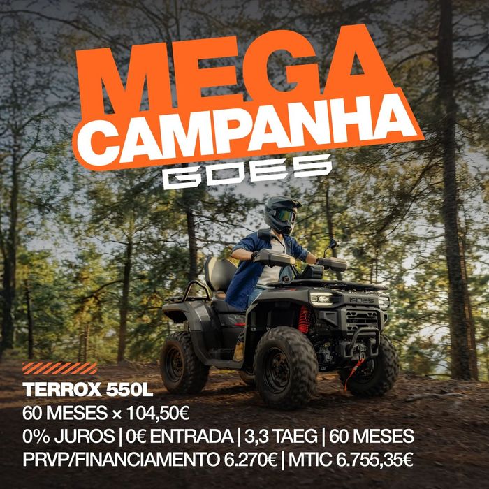 Goes Terrox 550L (FINANCIAMENTO 0% JUROS)