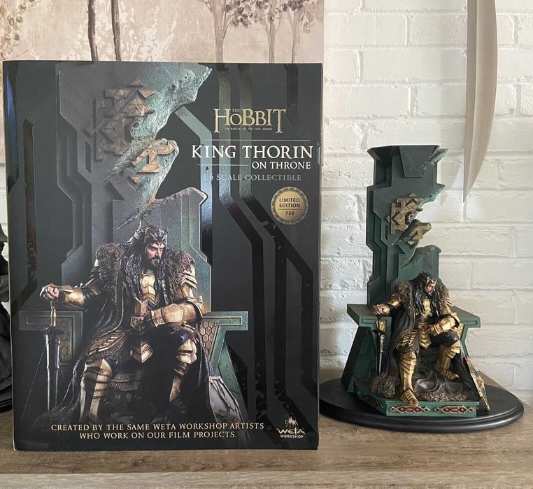Статуя WETA King Thorin on Throne. 1/6 Scale Statue. Hobbit