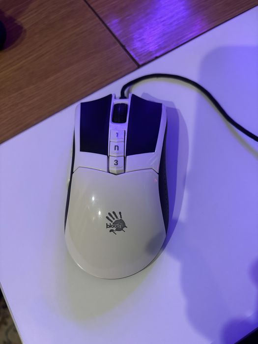 Миша A4Tech Bloody W90 Max USB Panda White