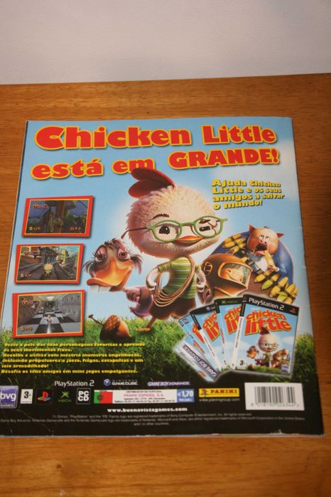 Caderneta "Chicken Little" Panini