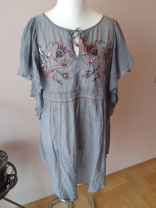 Sukienka tunika damska MIDI ZAY CLOTHING M