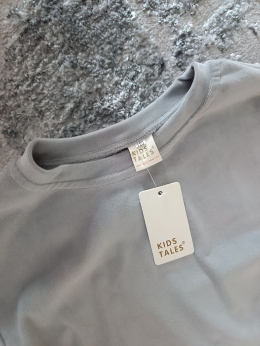 Komplet welurowy dziewczęcy 120 cm