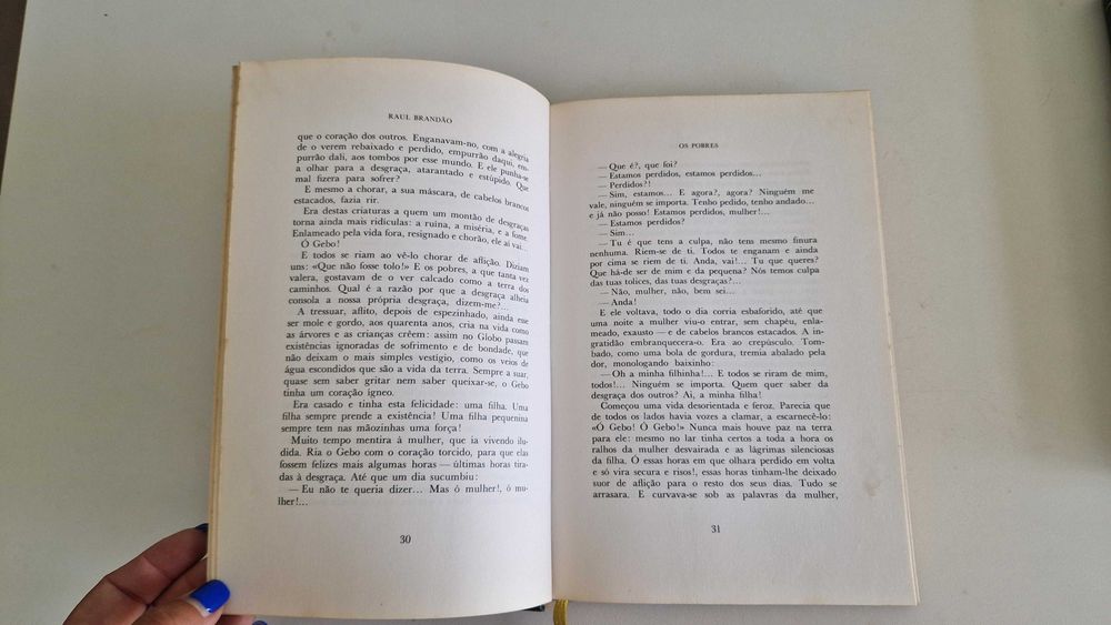 Livro Os Pobres de Raul Brandão