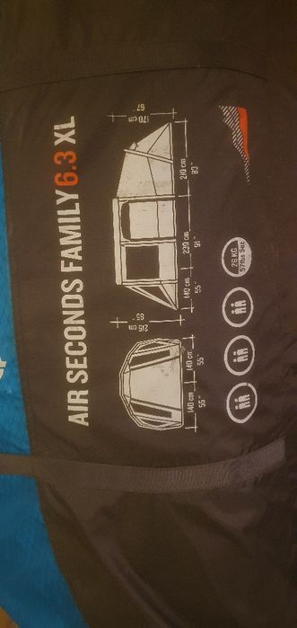 Tenda Quechua Air Seconds Family 6.3 XL