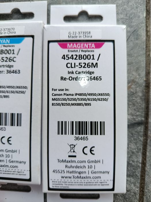 картріджі до принтера canon