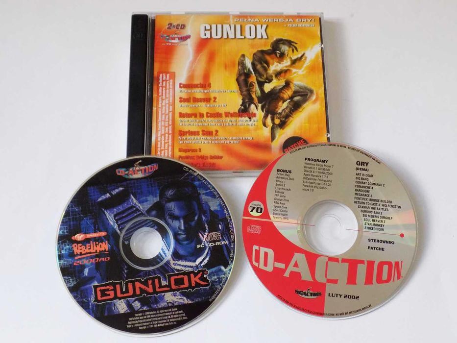 Gra Gunlok | 2CD CD-Action CDA 70 02/2002 na PC