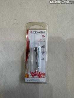 Corta Unhas 3 Claveles Cromado com Lima 6cm
