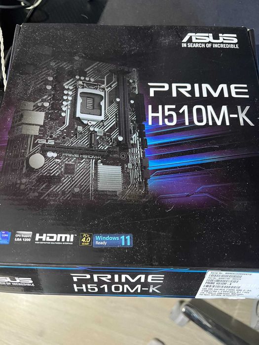 Kit Intel Core i5-11400F + Motherboard Asus Prime H510M-K+CoolerMaster Hyper 212 (Bom Estado)