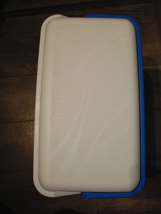 Lodówka turystyczna przenośna PROMO 25 na wkłady Kolor morski, biały