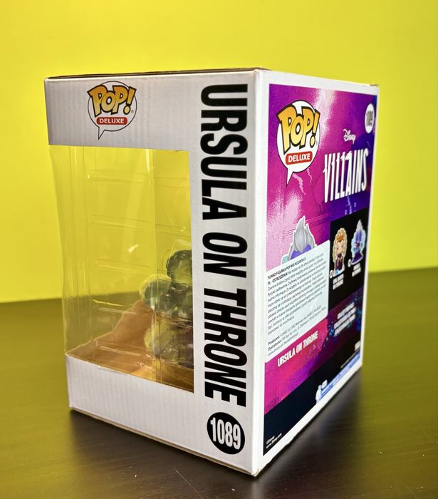 Funko Pop Ursula on Throne 1089 Deluxe Disney Villains – stan kolekcjonerski Wielka Figurka