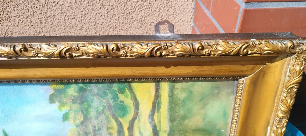 Dwa Obrazy święte religijne Matka Boska duży