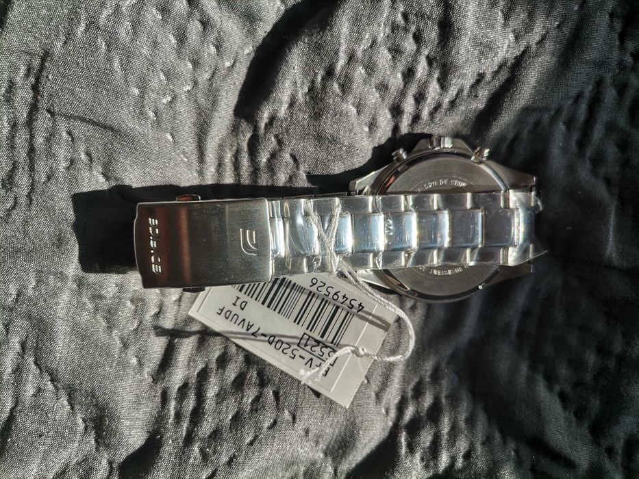 Casio Edifice Classic EFV-520D-7AVUEF na bransolecie NOWY