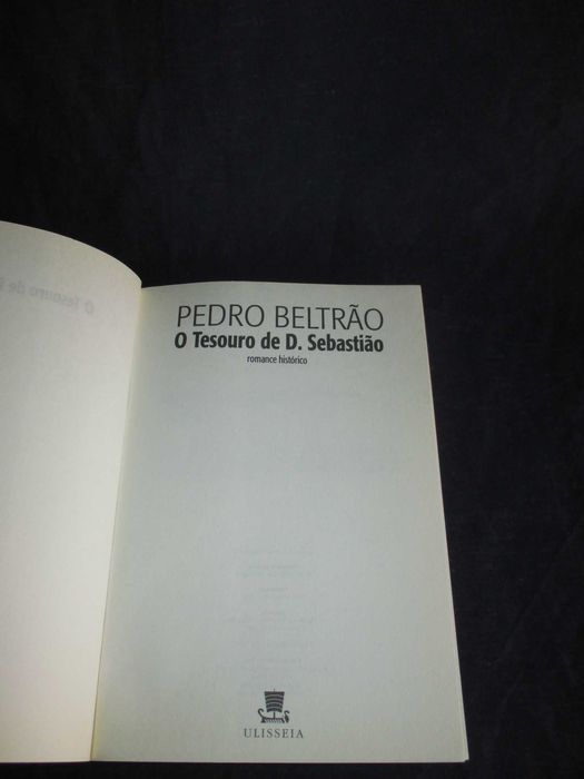 Livro O Tesouro de D. Sebastião Pedro Beltrão