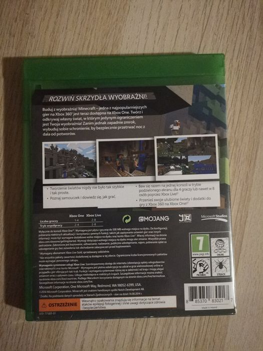 Minecraft Xbox One edition Mojang Xbox One S X Series