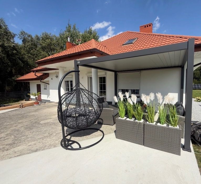 Pergola ogrodowa na taras ELEGANCE 3x4 Anthracite/Light Grey