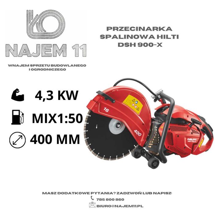 ***WYNAJEM Przecinarka spalinowa / Przecinarka do Betonu***