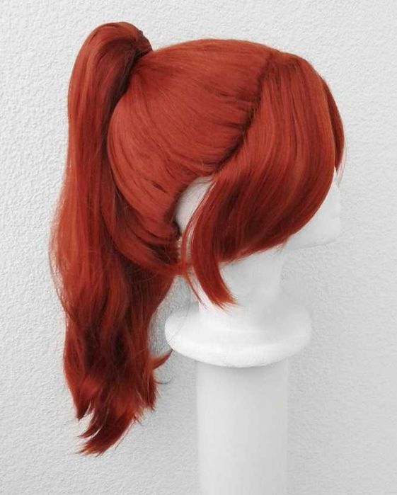 Maelle Clair Obscur Expedition 33 ruda peruka z kitką cosplay wig