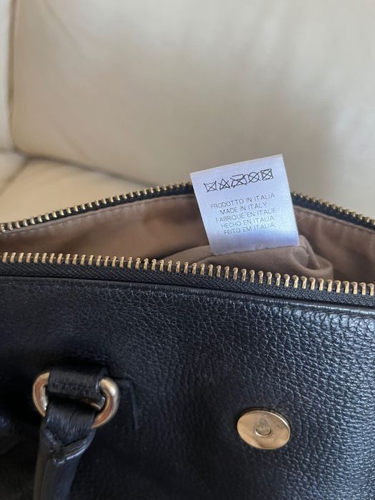 Oryginalna torba Versace skóra naturalna