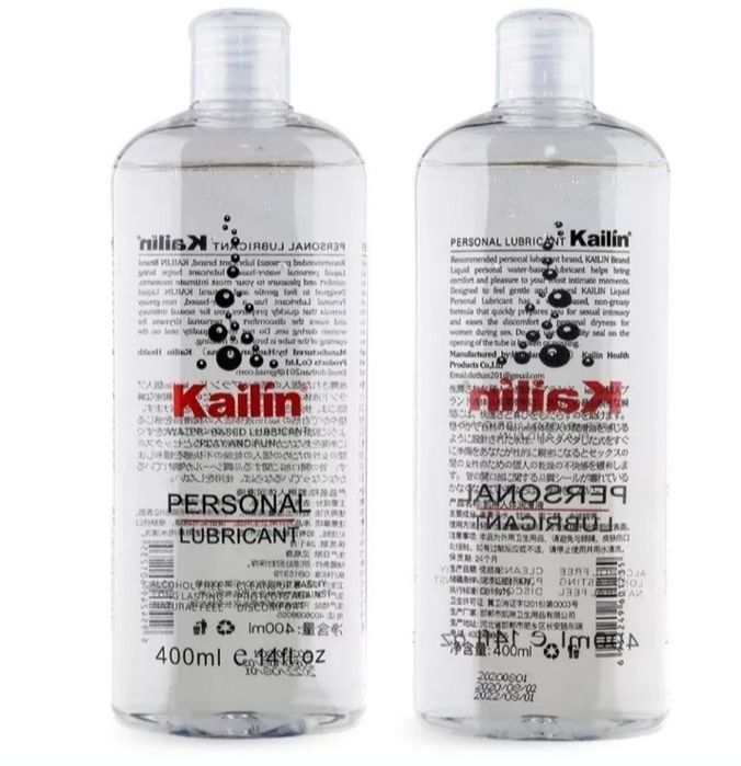 Смазка лубрикант на водній основі професійний,  інтим-гель Kailin 400